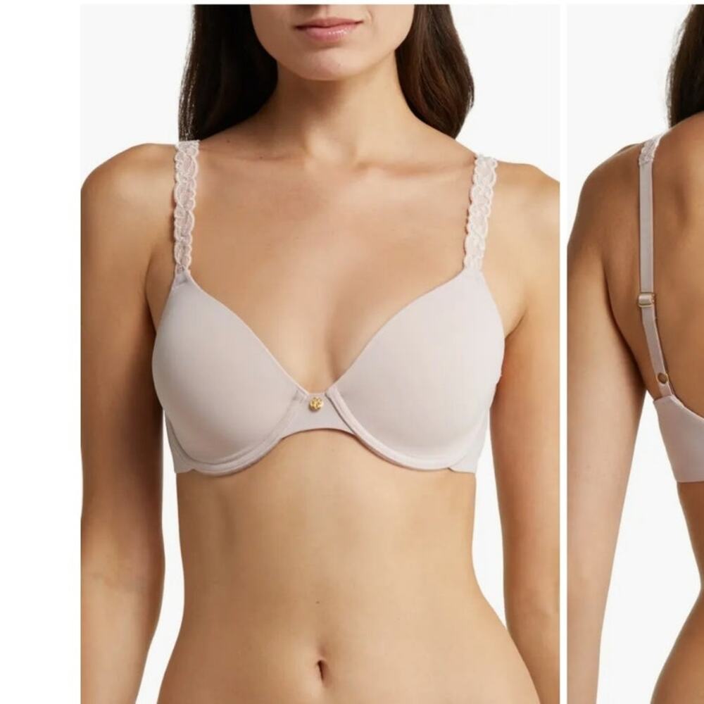 Natori Pure Lux Underwire T-shirt Bra Cafe Size 34C